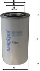 SAMPIYON FILTER CS 0158 MG - Eļļas filtrs adetalas.lv