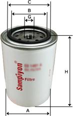 SAMPIYON FILTER CS 0221 - Eļļas filtrs adetalas.lv