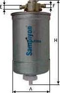 SAMPIYON FILTER CS 3014 M - Degvielas filtrs adetalas.lv