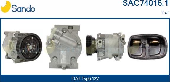 Sando SAC74016.1 - Kompresors, Gaisa kond. sistēma adetalas.lv