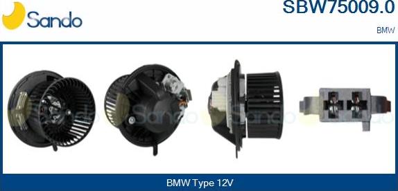 Sando SBW75009.0 - Salona ventilators adetalas.lv