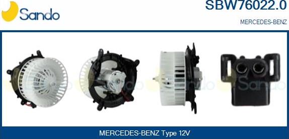 Sando SBW76022.0 - Salona ventilators adetalas.lv