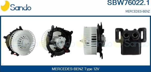 Sando SBW76022.1 - Salona ventilators adetalas.lv