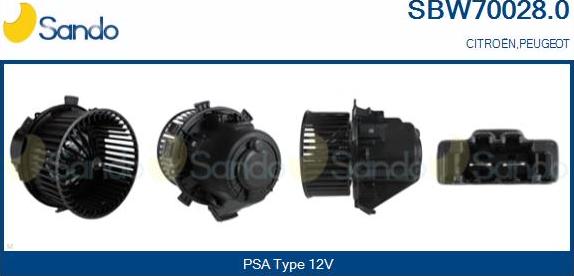 Sando SBW70028.0 - Salona ventilators adetalas.lv