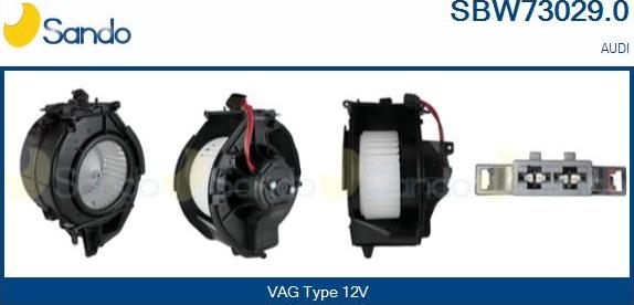 Sando SBW73029.0 - Salona ventilators adetalas.lv