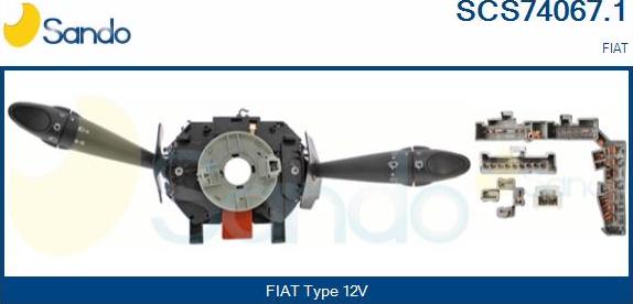 Sando SCS74067.1 - Slēdzis uz stūres statnes adetalas.lv
