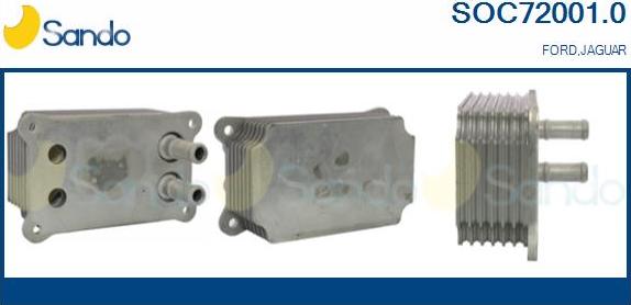 Sando SOC72001.0 - Eļļas radiators, Motoreļļa adetalas.lv