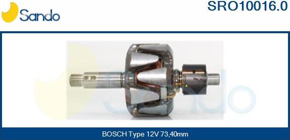 Sando SRO10016.0 - Rotors, Ģenerators adetalas.lv