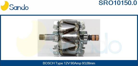 Sando SRO10150.0 - Rotors, Ģenerators adetalas.lv