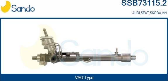 Sando SSB73115.2 - Stūres mehānisms adetalas.lv