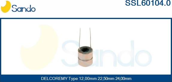 Sando SSL60104.0 - Kolektora gredzens, Ģenerators adetalas.lv