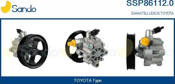 Sando SSP86112.0 - Hidrosūknis, Stūres iekārta adetalas.lv