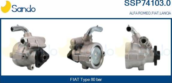 Sando SSP74103.0 - Hidrosūknis, Stūres iekārta adetalas.lv