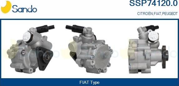 Sando SSP74120.0 - Hidrosūknis, Stūres iekārta adetalas.lv