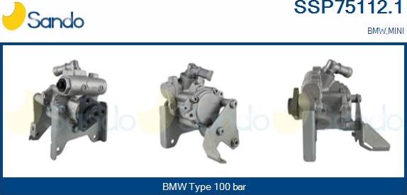 Sando SSP75112.1 - Hidrosūknis, Stūres iekārta adetalas.lv