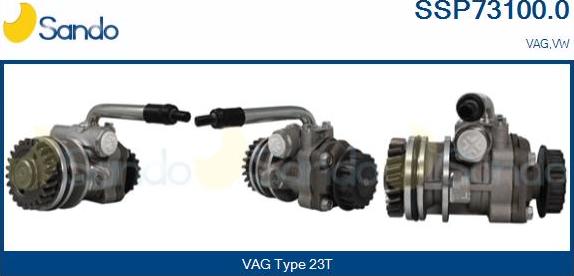 Sando SSP73100.0 - Hidrosūknis, Stūres iekārta adetalas.lv