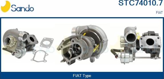 Sando STC74010.7 - Kompresors, Turbopūte adetalas.lv