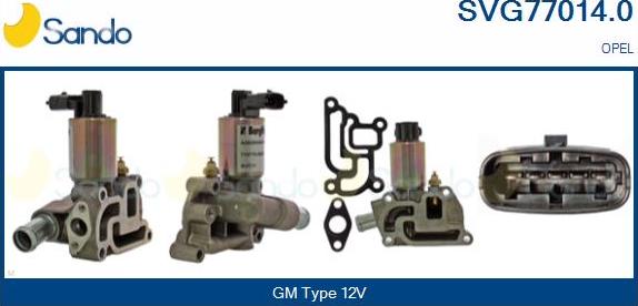 Sando SVG77014.0 - Izpl. gāzu recirkulācijas vārsts adetalas.lv