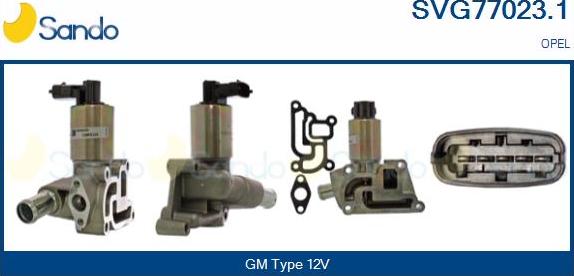 Sando SVG77023.1 - Izpl. gāzu recirkulācijas vārsts adetalas.lv