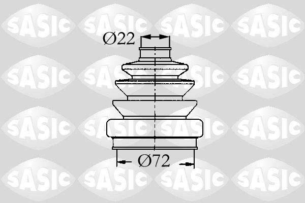 Sasic 9004640 - Putekļusargs, Piedziņas vārpsta adetalas.lv