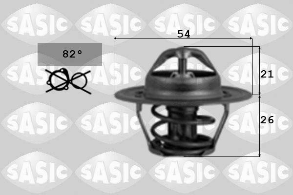 Sasic 9000037 - Termostats, Dzesēšanas šķidrums adetalas.lv