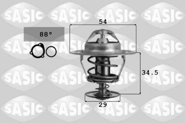 Sasic 9000074 - Termostats, Dzesēšanas šķidrums adetalas.lv