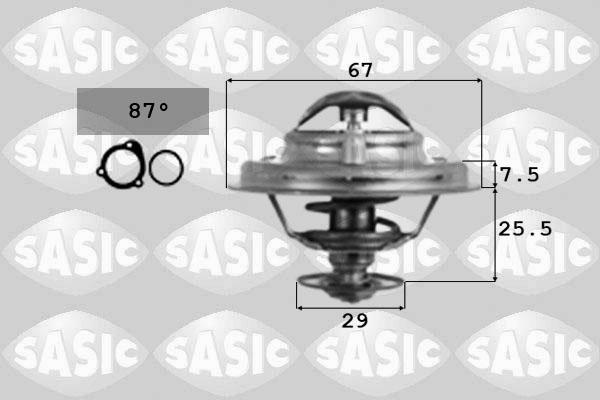 Sasic 9000162 - Termostats, Dzesēšanas šķidrums adetalas.lv