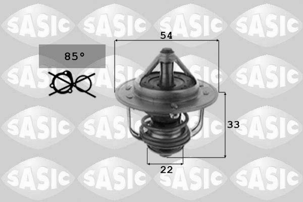 Sasic 9000122 - Termostats, Dzesēšanas šķidrums adetalas.lv