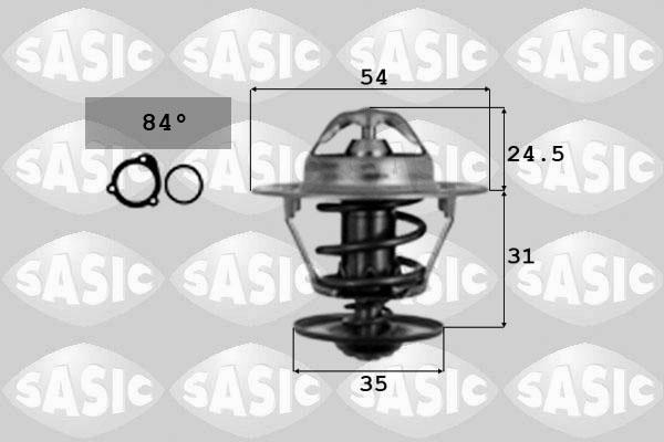 Sasic 9000393 - Termostats, Dzesēšanas šķidrums adetalas.lv