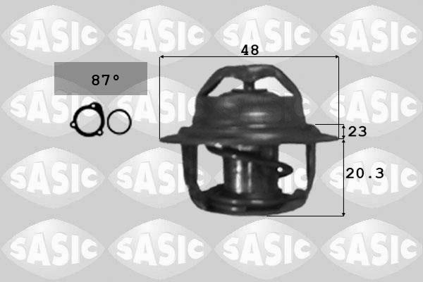 Sasic 9000294 - Termostats, Dzesēšanas šķidrums adetalas.lv