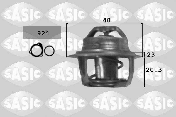 Sasic 9000295 - Termostats, Dzesēšanas šķidrums adetalas.lv