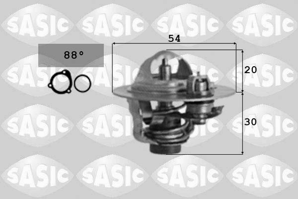 Sasic 9000298 - Termostats, Dzesēšanas šķidrums adetalas.lv