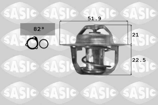 Sasic 9000236 - Termostats, Dzesēšanas šķidrums adetalas.lv