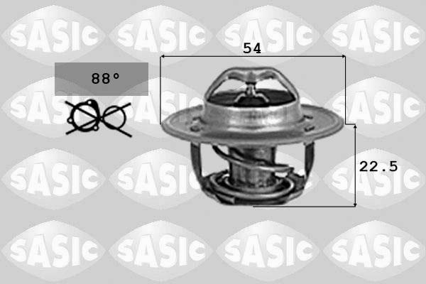 Sasic 9000727 - Termostats, Dzesēšanas šķidrums adetalas.lv