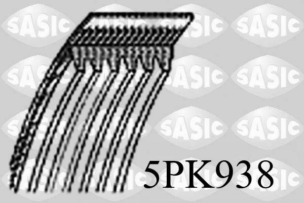 Sasic 5PK938 - Ķīļrievu siksna adetalas.lv