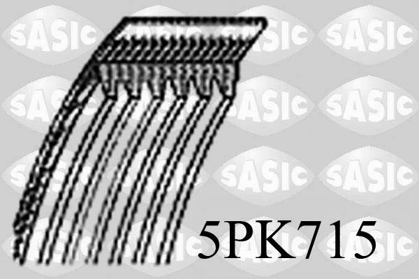 Sasic 5PK715 - Ķīļrievu siksna adetalas.lv