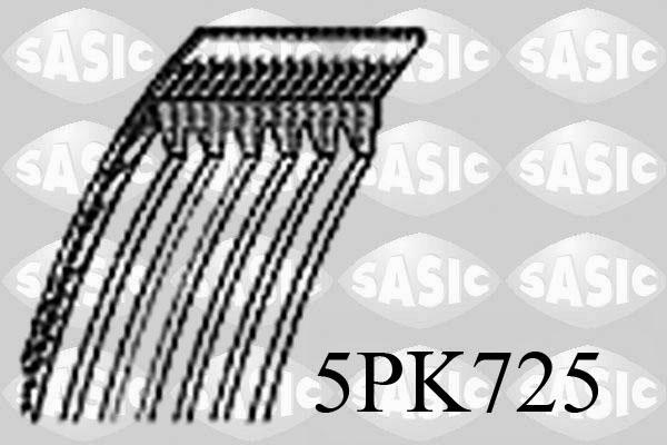 Sasic 5PK725 - Ķīļrievu siksna adetalas.lv