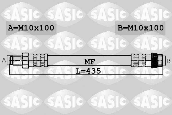 Sasic 6604035 - Bremžu šļūtene adetalas.lv