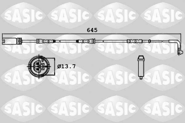 Sasic 6236003 - Indikators, Bremžu uzliku nodilums adetalas.lv