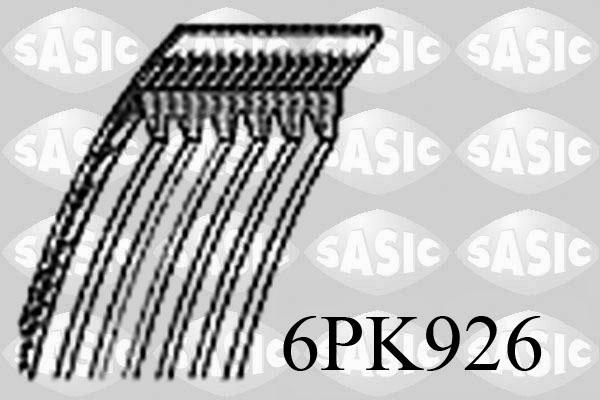 Sasic 6PK926 - Ķīļrievu siksna adetalas.lv