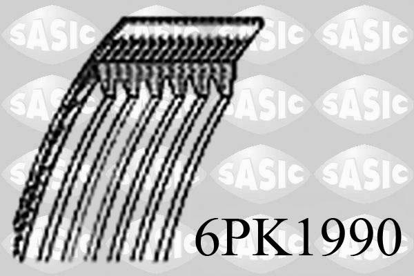 Sasic 6PK1990 - Ķīļrievu siksna adetalas.lv