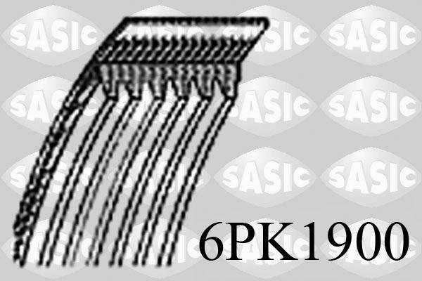 Sasic 6PK1900 - Ķīļrievu siksna adetalas.lv