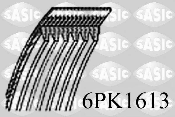 Sasic 6PK1613 - Ķīļrievu siksna adetalas.lv