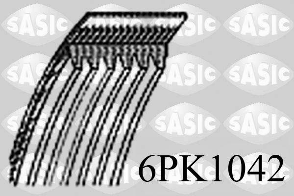 Sasic 6PK1042 - Ķīļrievu siksna adetalas.lv