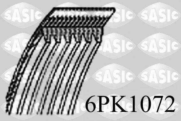 Sasic 6PK1072 - Ķīļrievu siksna adetalas.lv