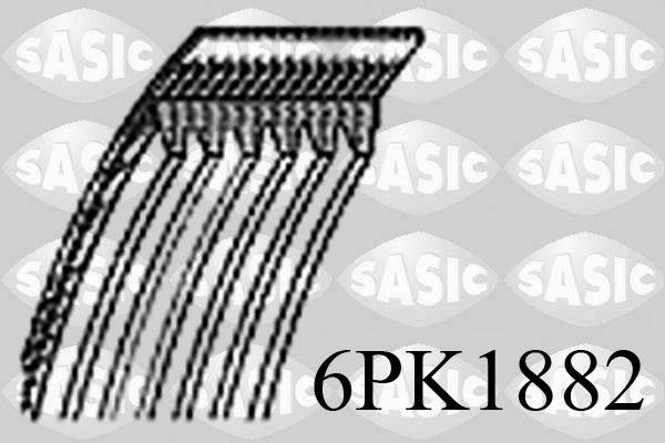 Sasic 6PK1882 - Ķīļrievu siksna adetalas.lv