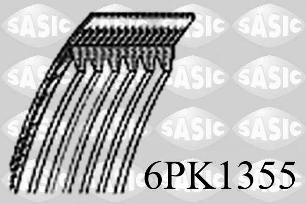 Sasic 6PK1355 - Ķīļrievu siksna adetalas.lv