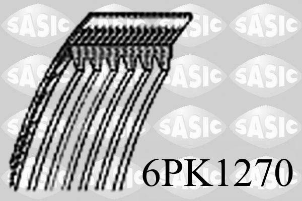 Sasic 6PK1270 - Ķīļrievu siksna adetalas.lv