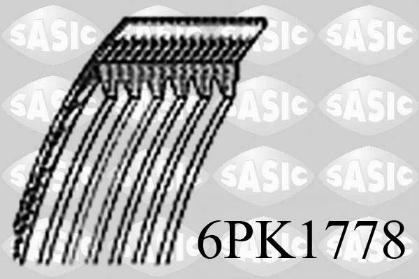 Sasic 6PK1778 - Ķīļrievu siksna adetalas.lv