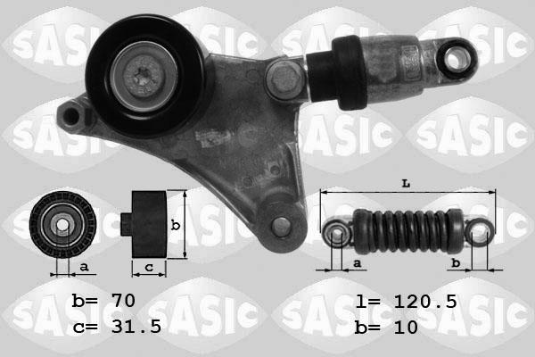 Sasic 1626165 - Siksnas spriegotājs, Ķīļsiksna adetalas.lv